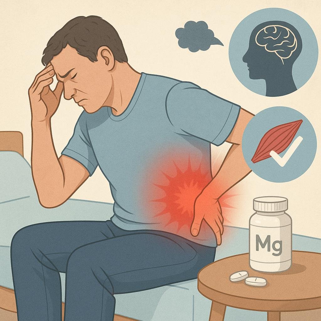 Chronische rugpijn: Hoe magnesium en stressmanagement spierontspanning ondersteunen